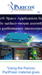 Mobile Screenshot of paricon-tech.com