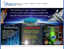 Tablet Screenshot of paricon-tech.com